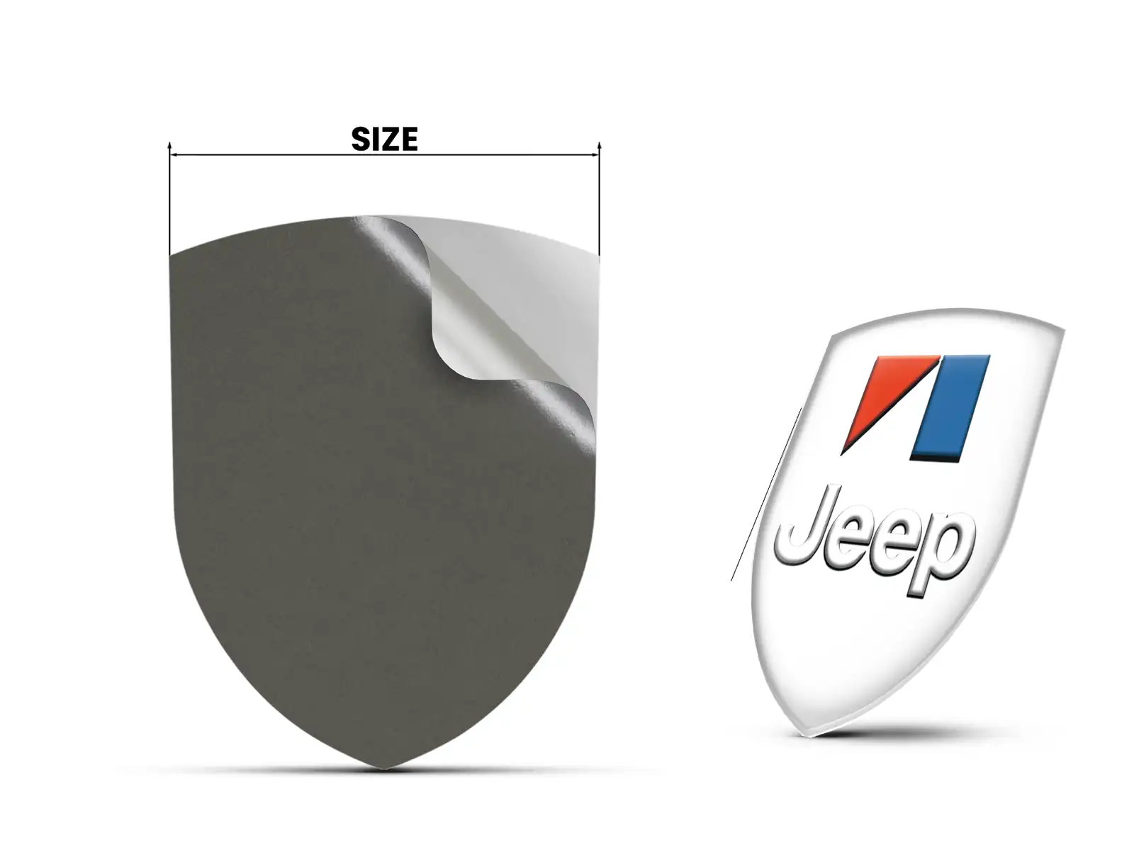 Jeep Adesivi Silicone Auto Pro Max Chic Durevoli Design